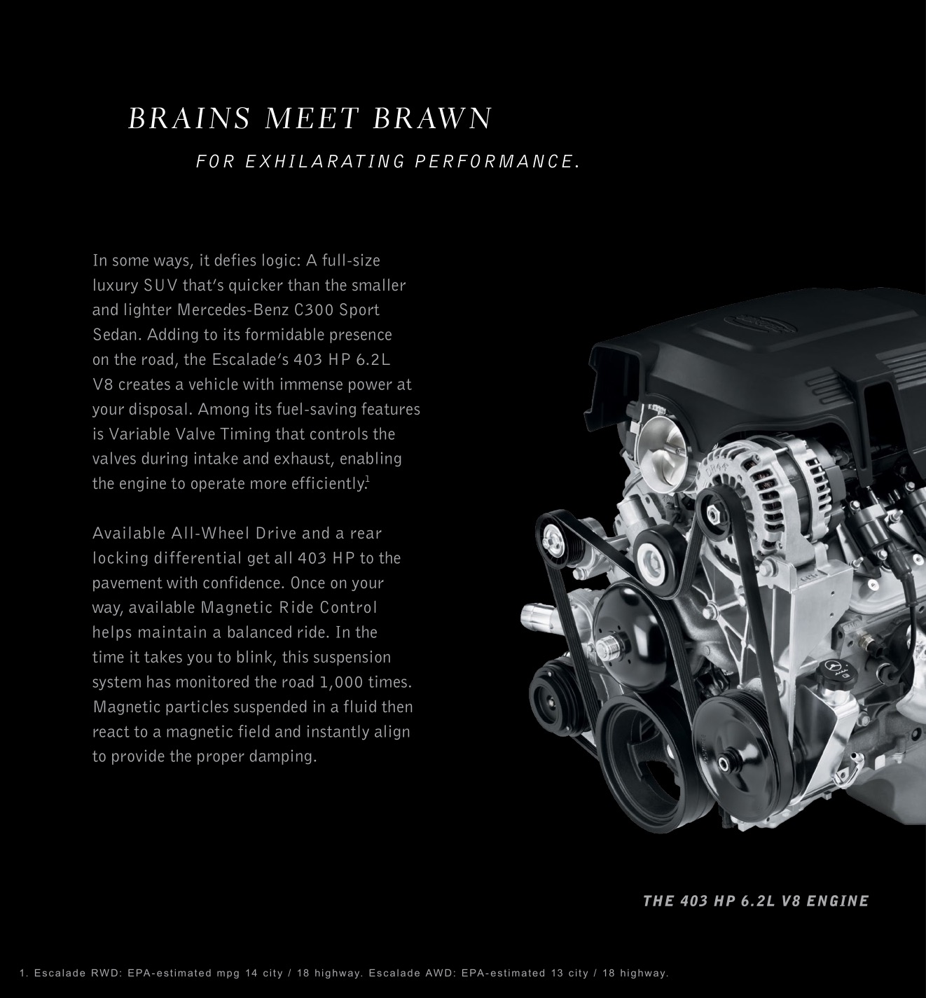 2013 Cadillac Escalade Brochure Page 20